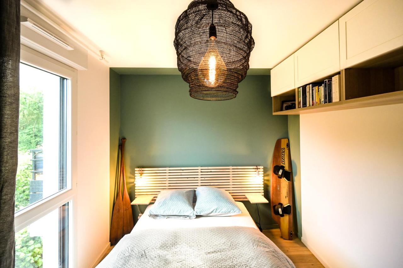 L'Olympique: Appartement Cosy, Vue Canal Grande Terrasse Et Parking Vaires-sur-Marne エクステリア 写真